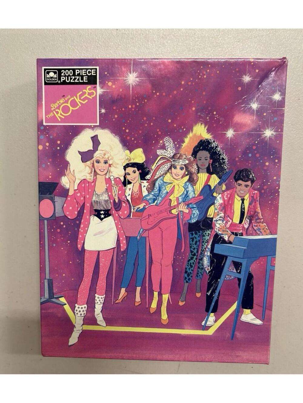 NIB Vintage 80s 1987 Barbie and the Rockers 200 piece Jigsaw Puzzle
